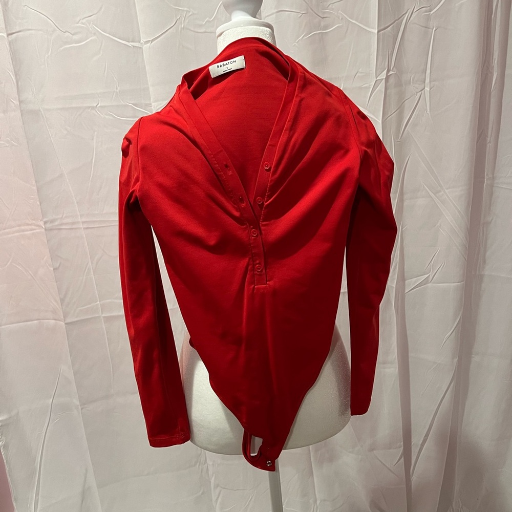Red body suit